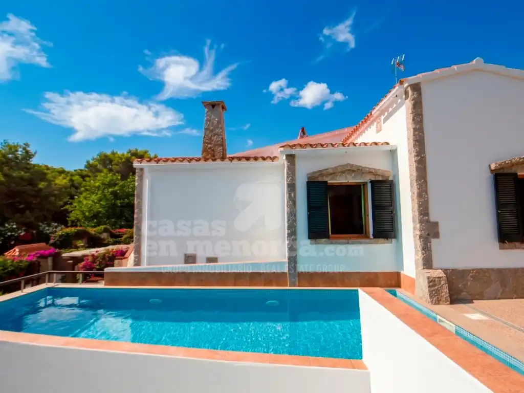 Piscina de Casa o xalet en venda en Es Mercadal amb Jardí privat i Piscina