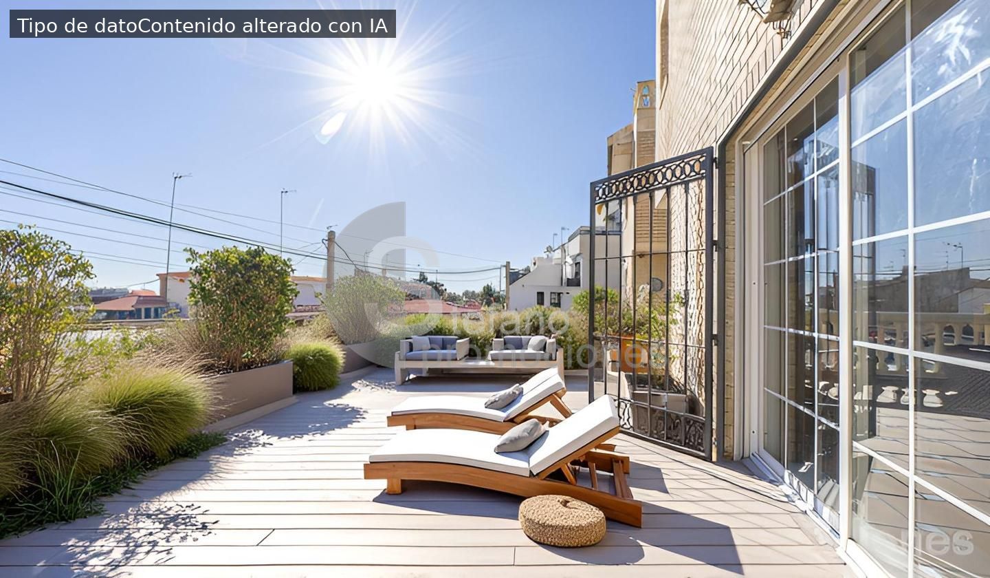 Terrassa de Casa adosada en venda en Málaga Capital amb Aire condicionat, Calefacció i Jardí privat