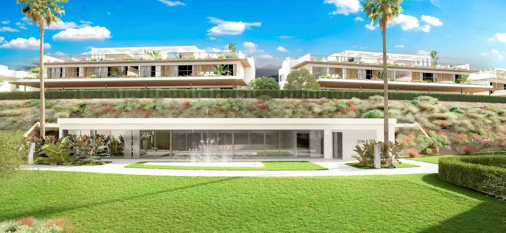 Vista exterior de Àtic en venda en Marbella amb Aire condicionat, Calefacció i Jardí privat