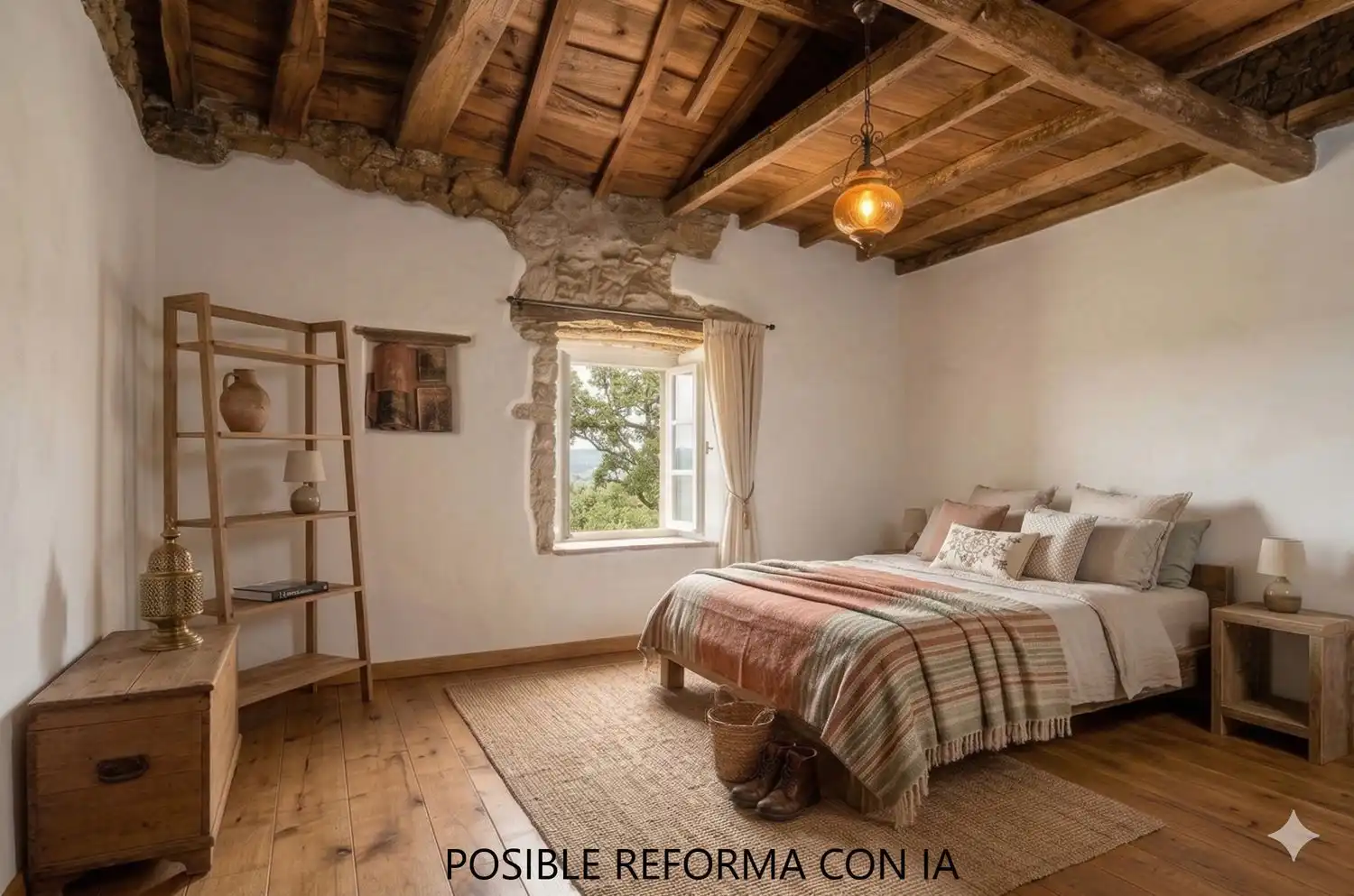 Dormitori de Casa o xalet en venda en Mieres (Asturias) amb Piscina