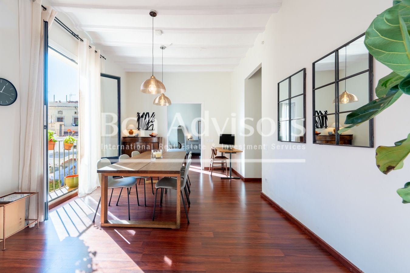 Menjador de Pis en venda en  Barcelona Capital amb Aire condicionat, Calefacció i Terrassa