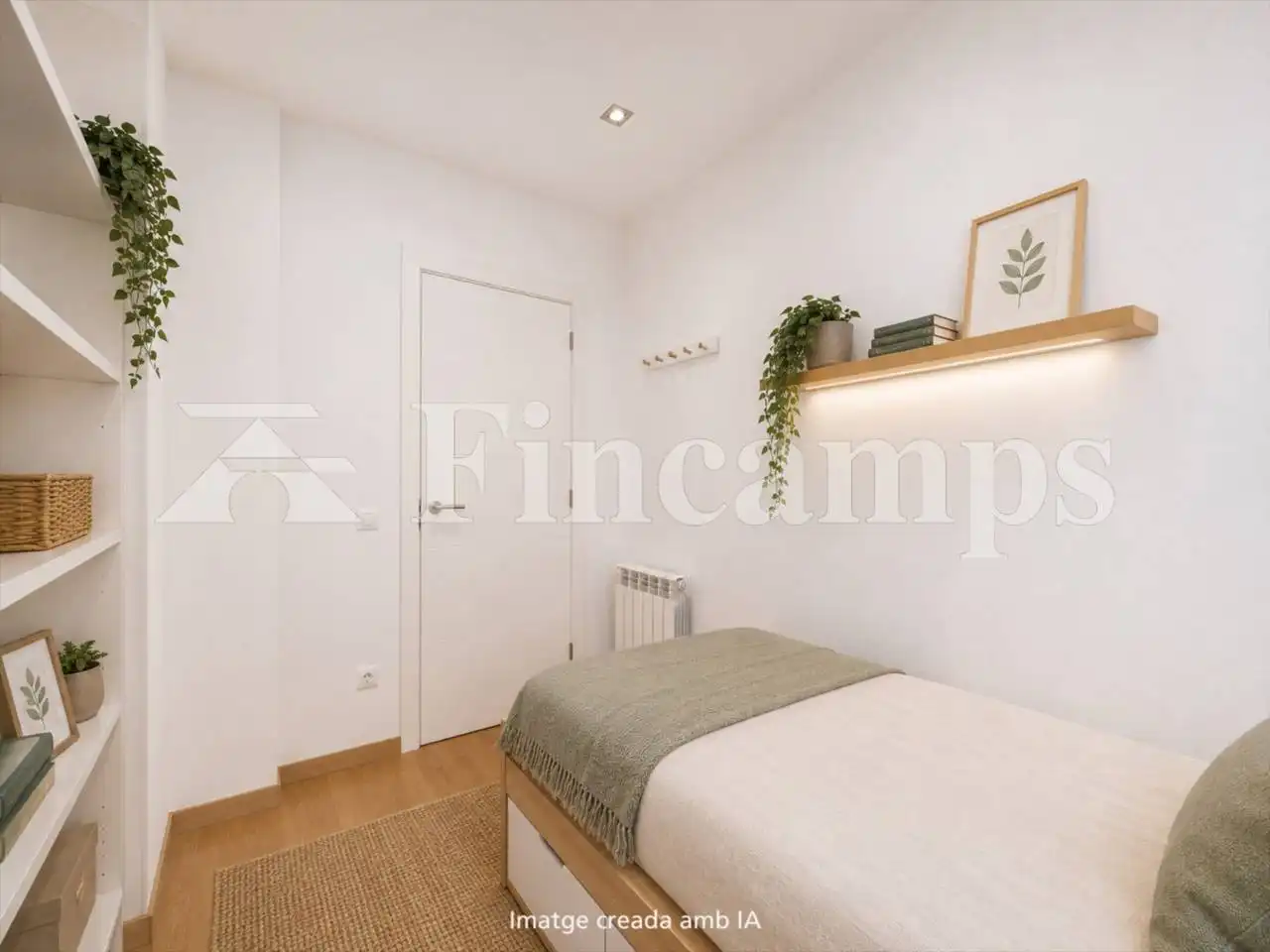 Schlafzimmer von Dachboden zum Verkauf in Terrassa mit Klimaanlage, Heizung und Parkett
