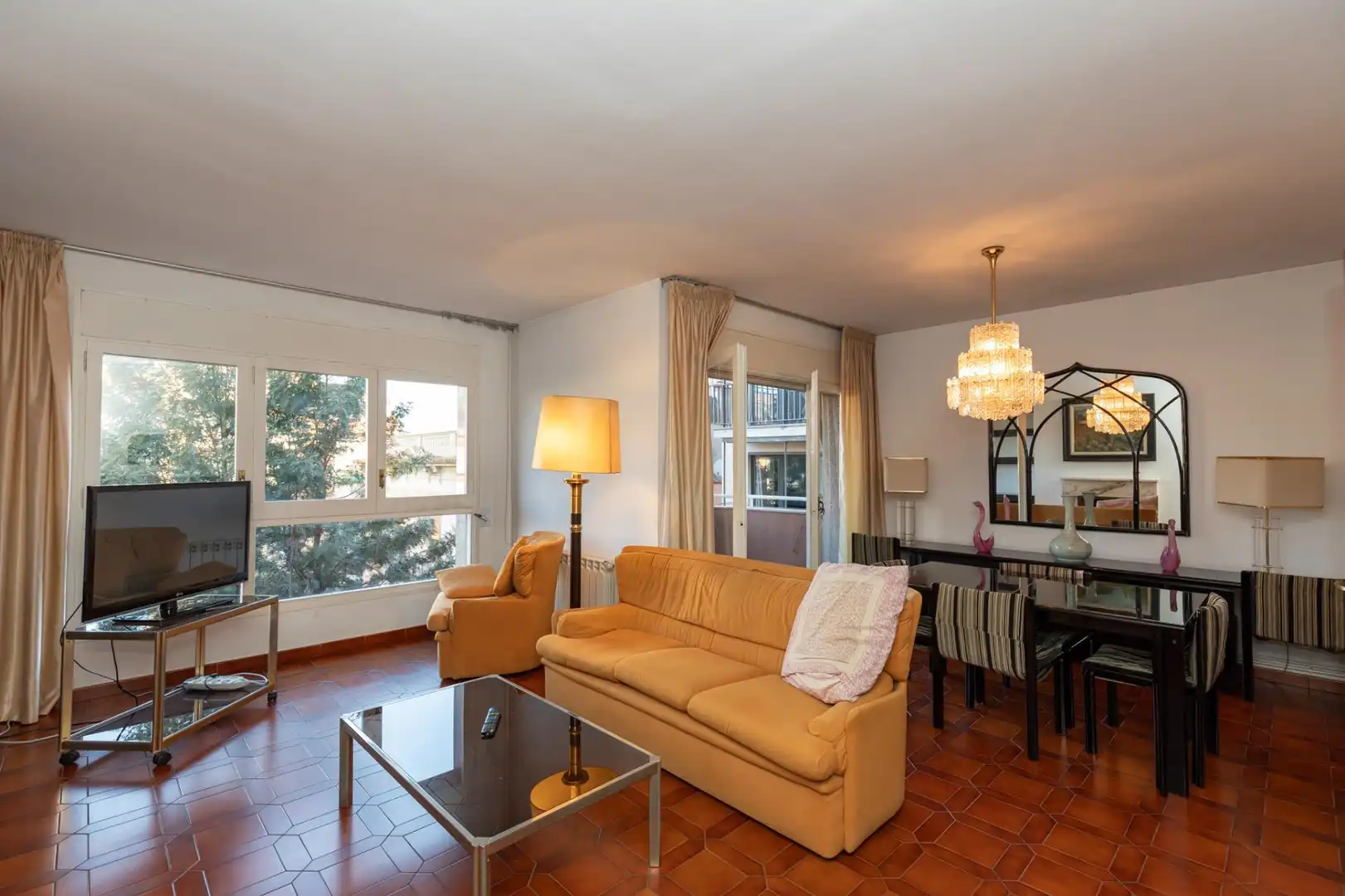 Sala de estar de Piso en venta en Granollers con Aire acondicionado, Calefacción y Terraza