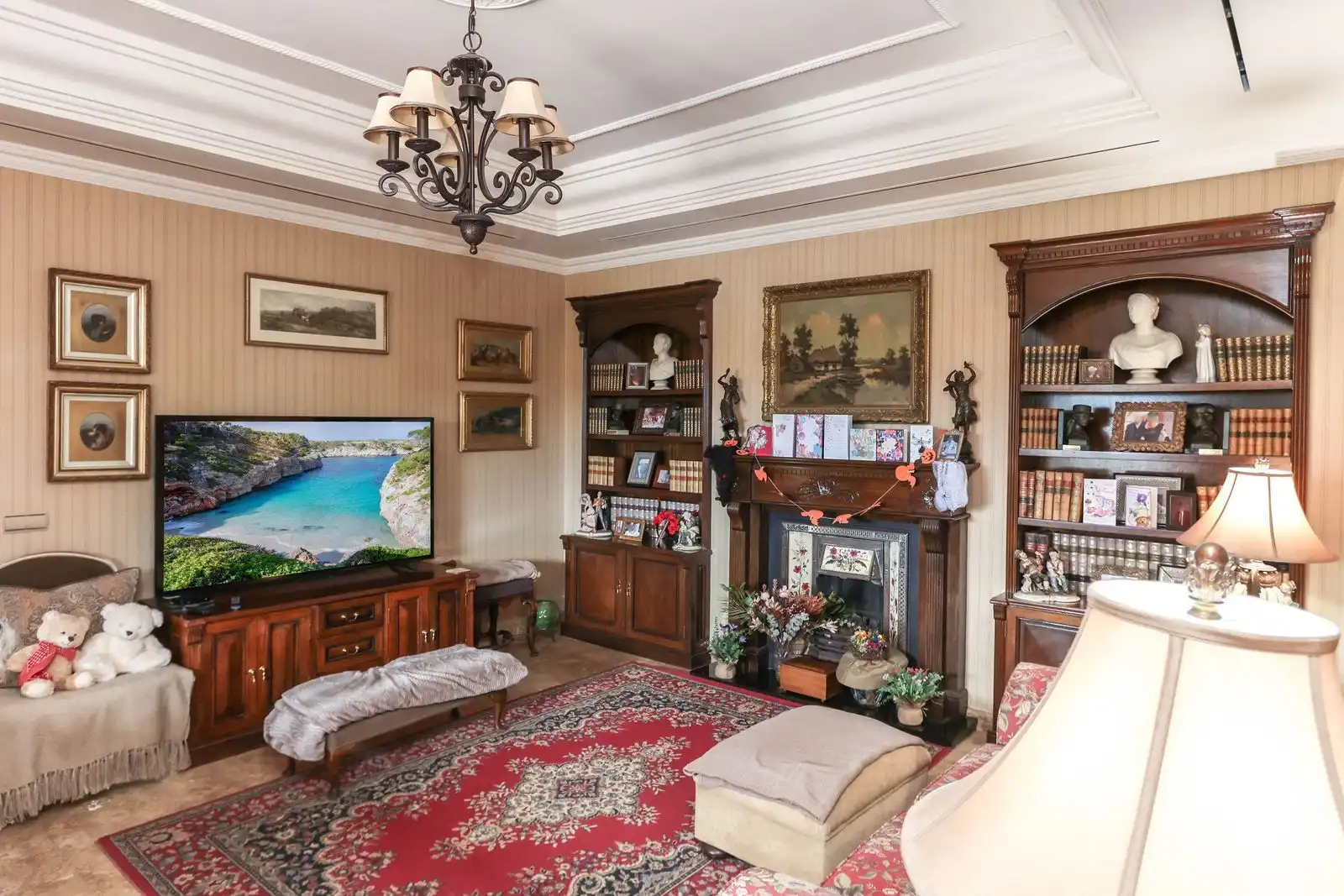 Sala de estar de Casa o chalet en venta en Monda con Aire acondicionado, Jardín privado y Trastero