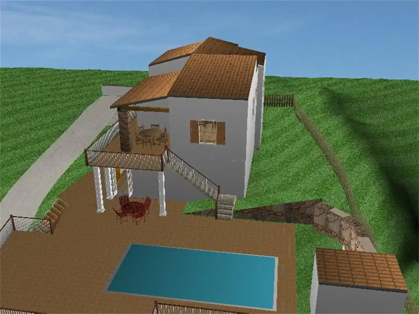 Exterior view of Houses for sale in Begur  with Swimming Pool and Balcony