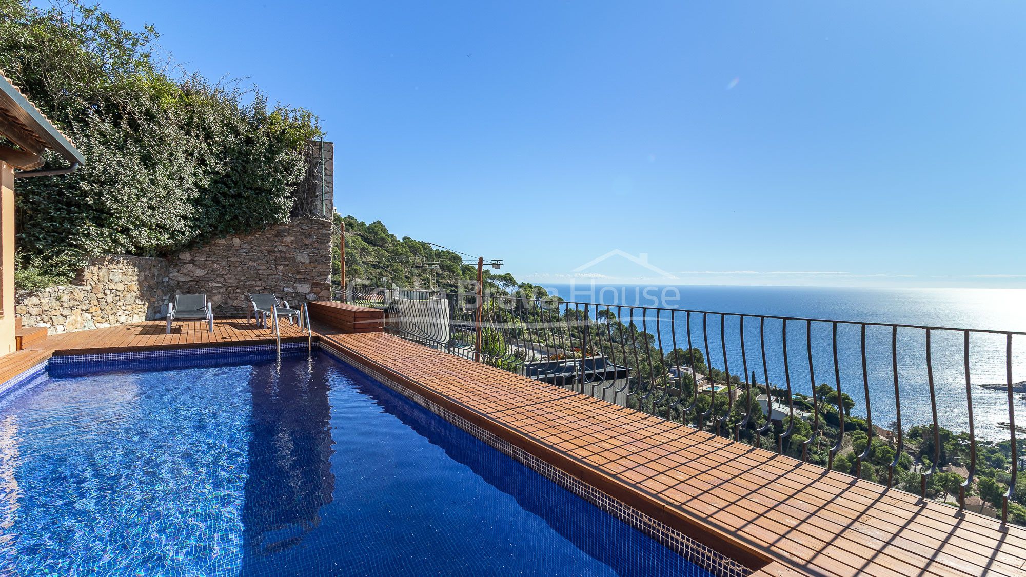 Swimming pool of Houses for sale in Begur  with Heating, Private garden and Parquet flooring