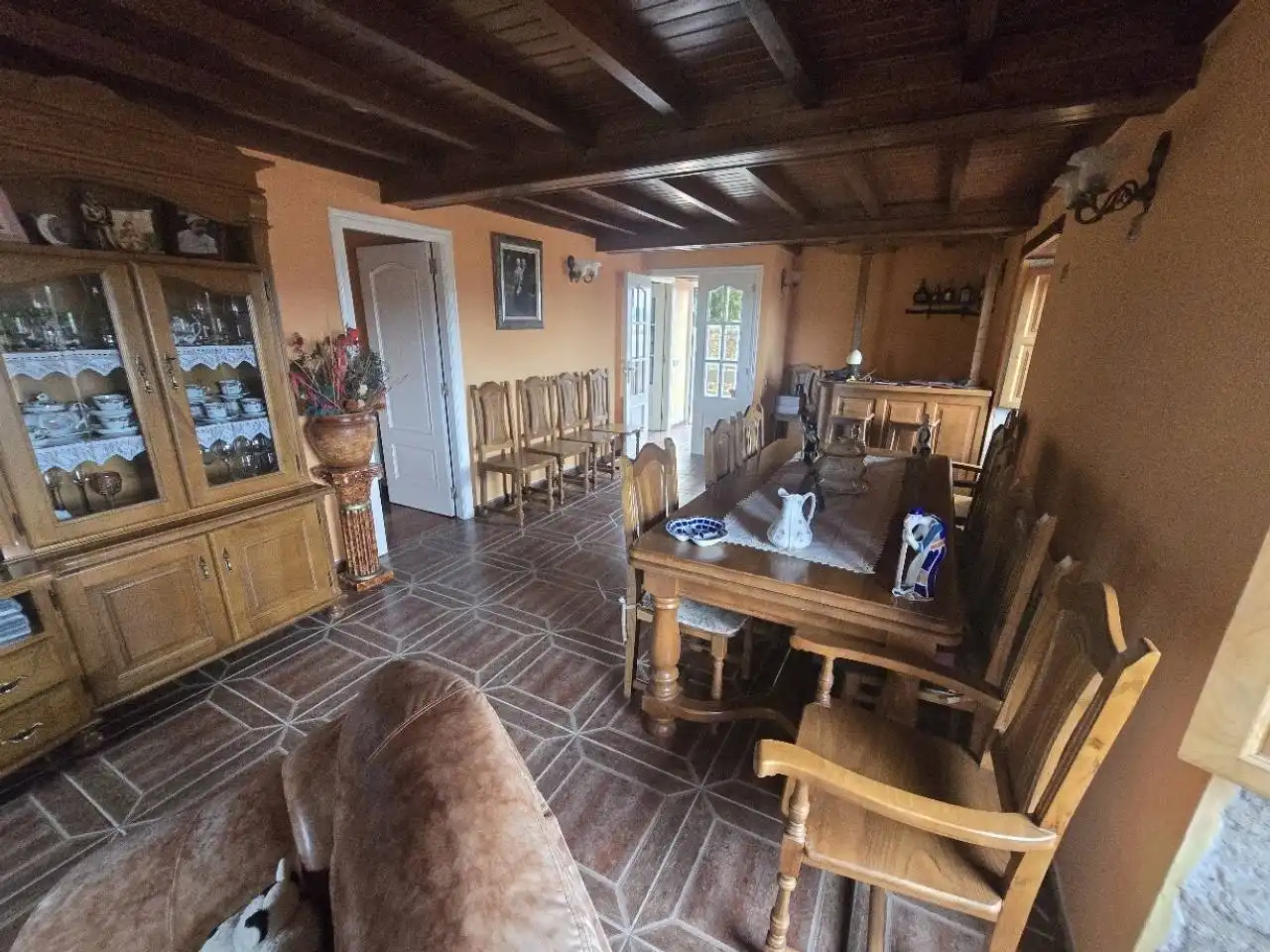 Esszimmer von Haus oder Chalet zum Verkauf in O Saviñao  mit Heizung, Privatgarten und Terrasse