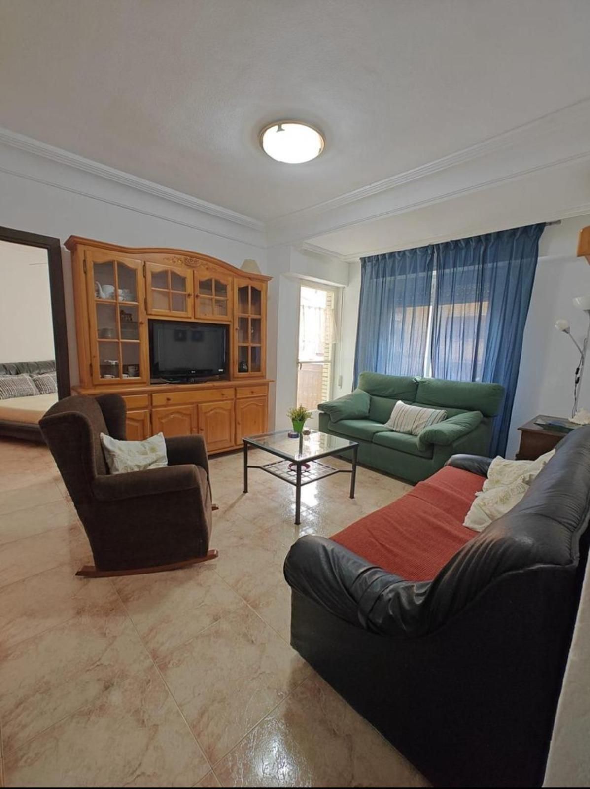 Sala d'estar de Pis en venda en  Murcia Capital amb Aire condicionat i Balcó