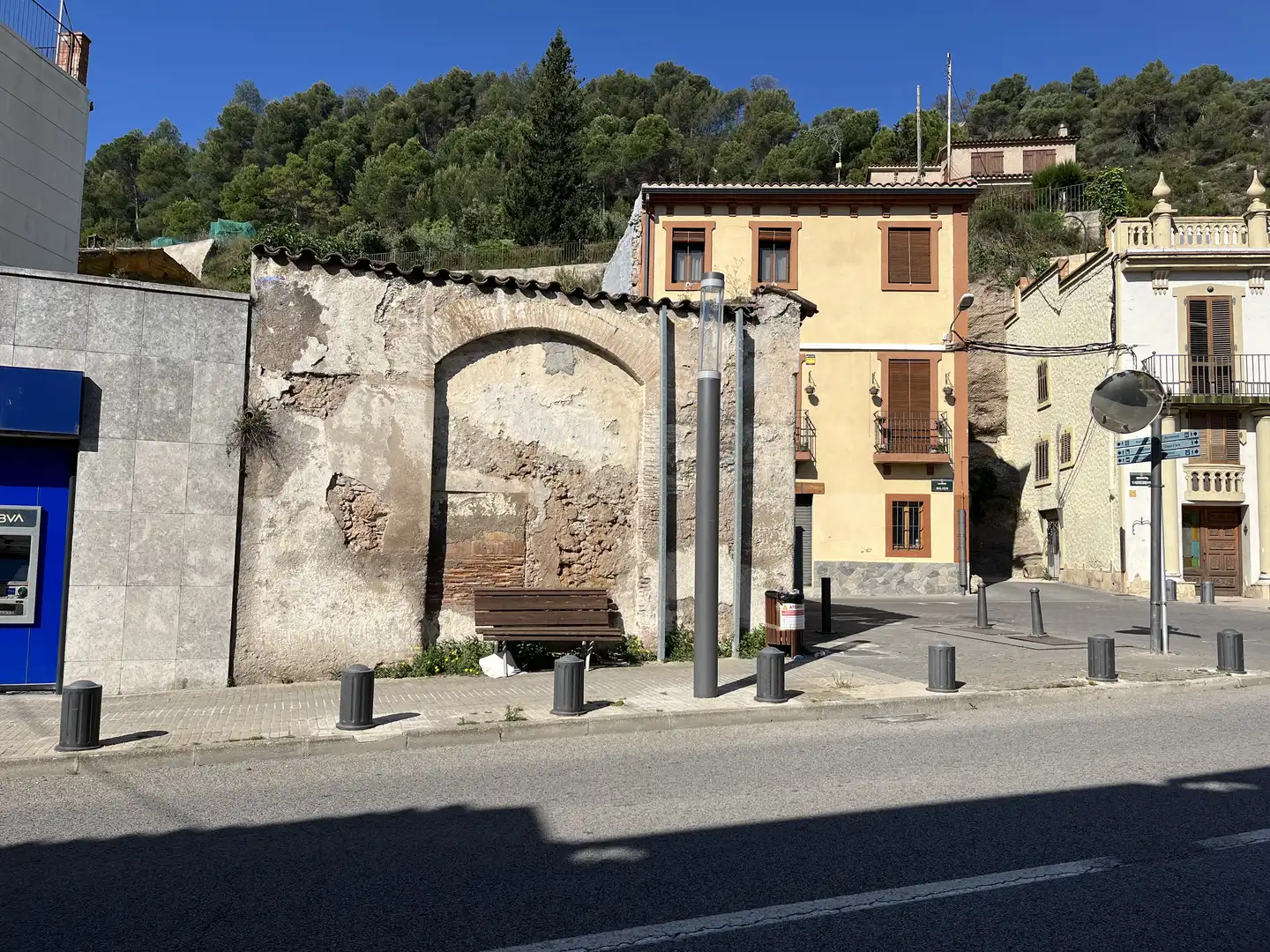 Exterior view of Industrial buildings for sale in La Pobla de Claramunt