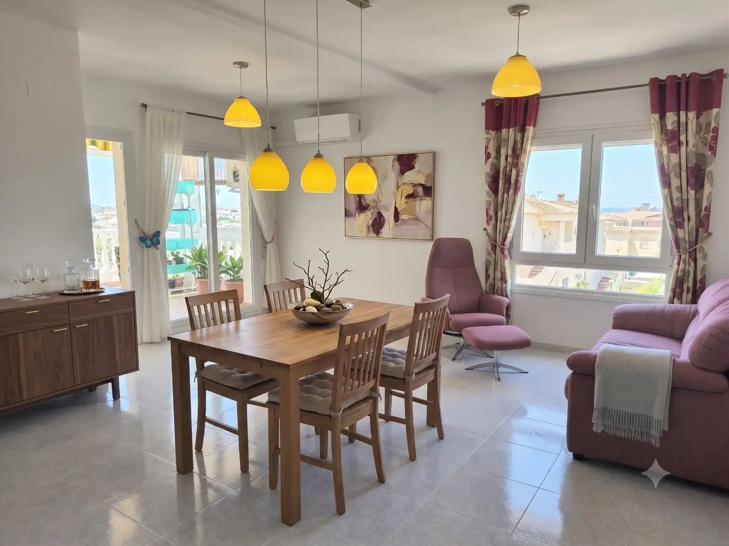 Dining room of Flat for sale in Torrox  with Air Conditioner, Terrace and Swimming Pool