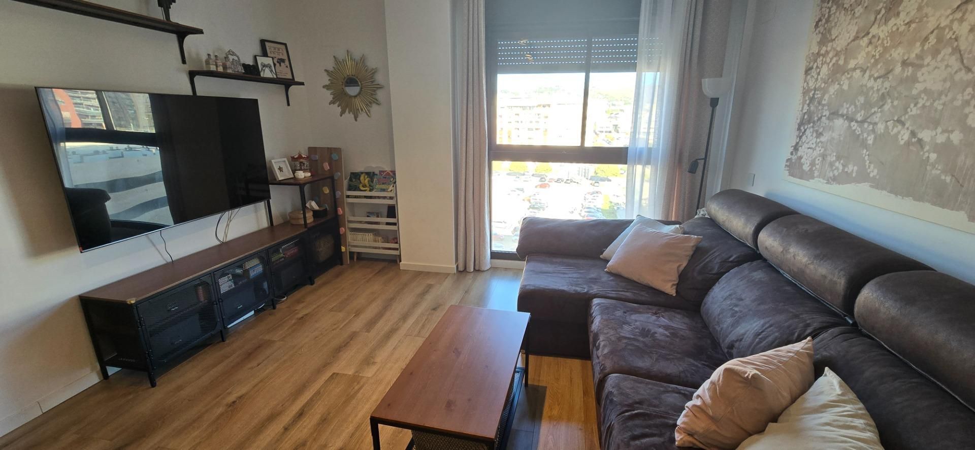 Sala d'estar de Apartament en venda en Málaga Capital amb Aire condicionat, Calefacció i Jardí privat