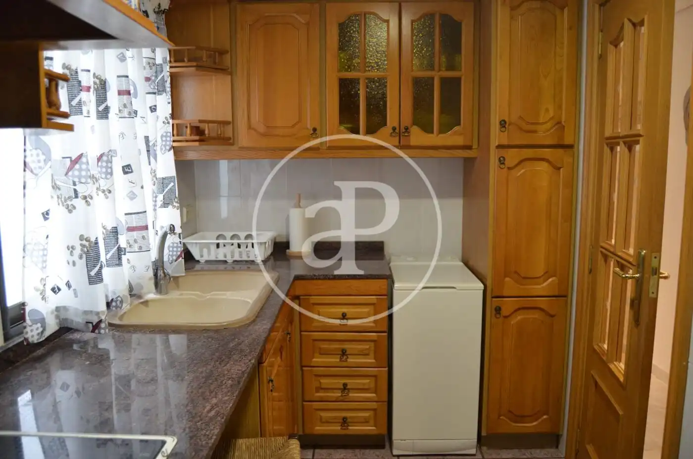 Cocina de Piso de alquiler en Valencia con Amueblado y Balcón