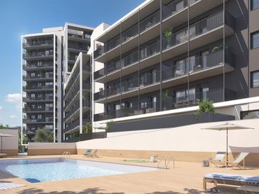 Duplex di nuova costruzione con piscina in vendita a Passeig Olof Palme 16