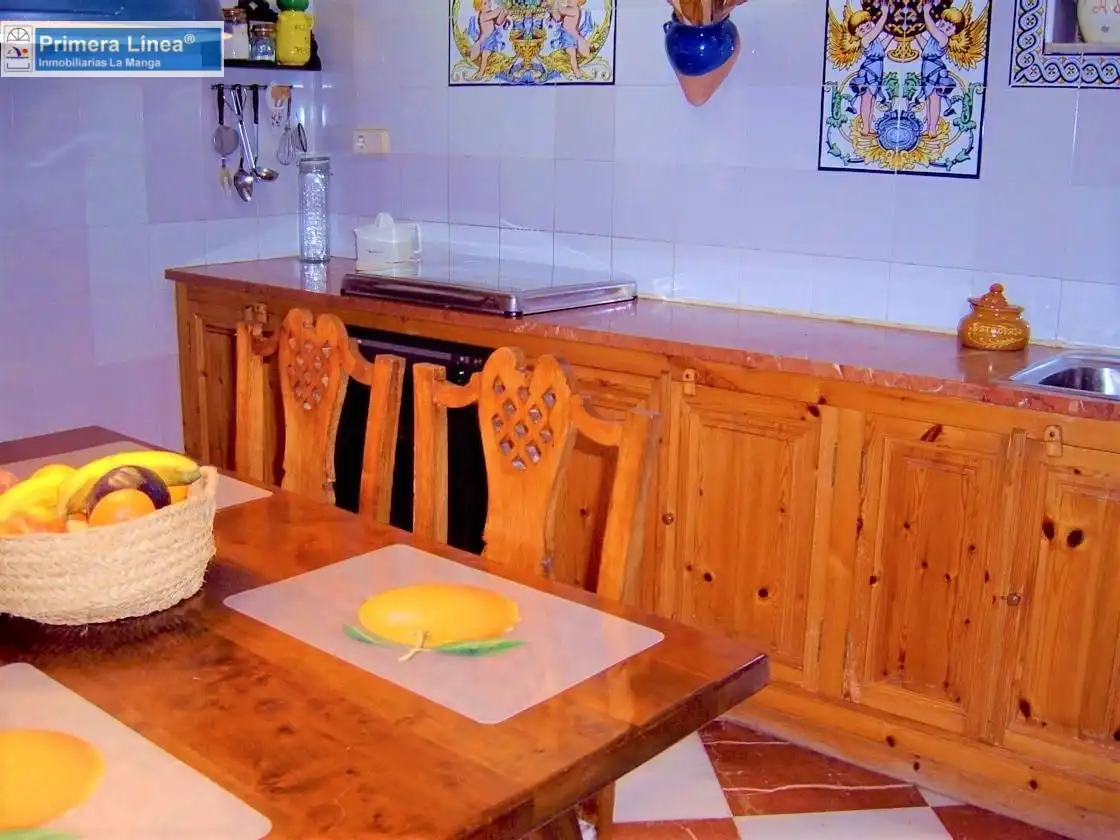 Cocina de Casa o chalet en venta en Cartagena con Calefacción, Jardín privado y Parquet