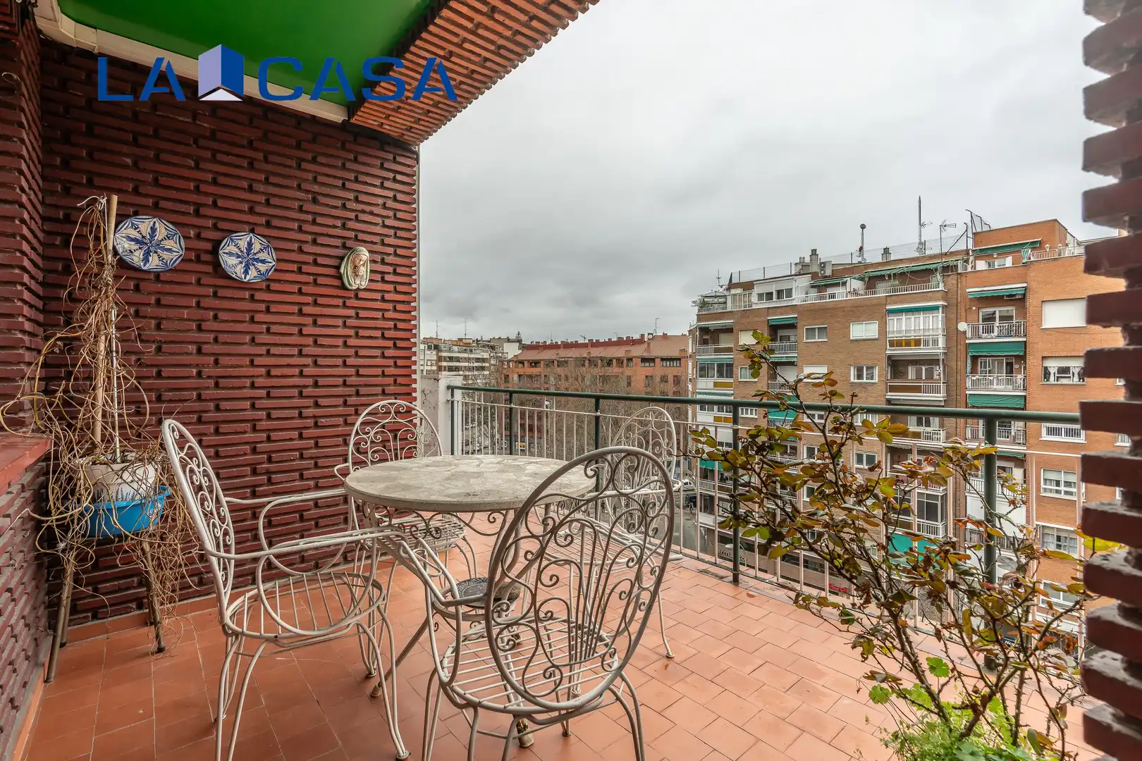 Terrace of Flat for sale in  Madrid Capital  with Heating and Terrace