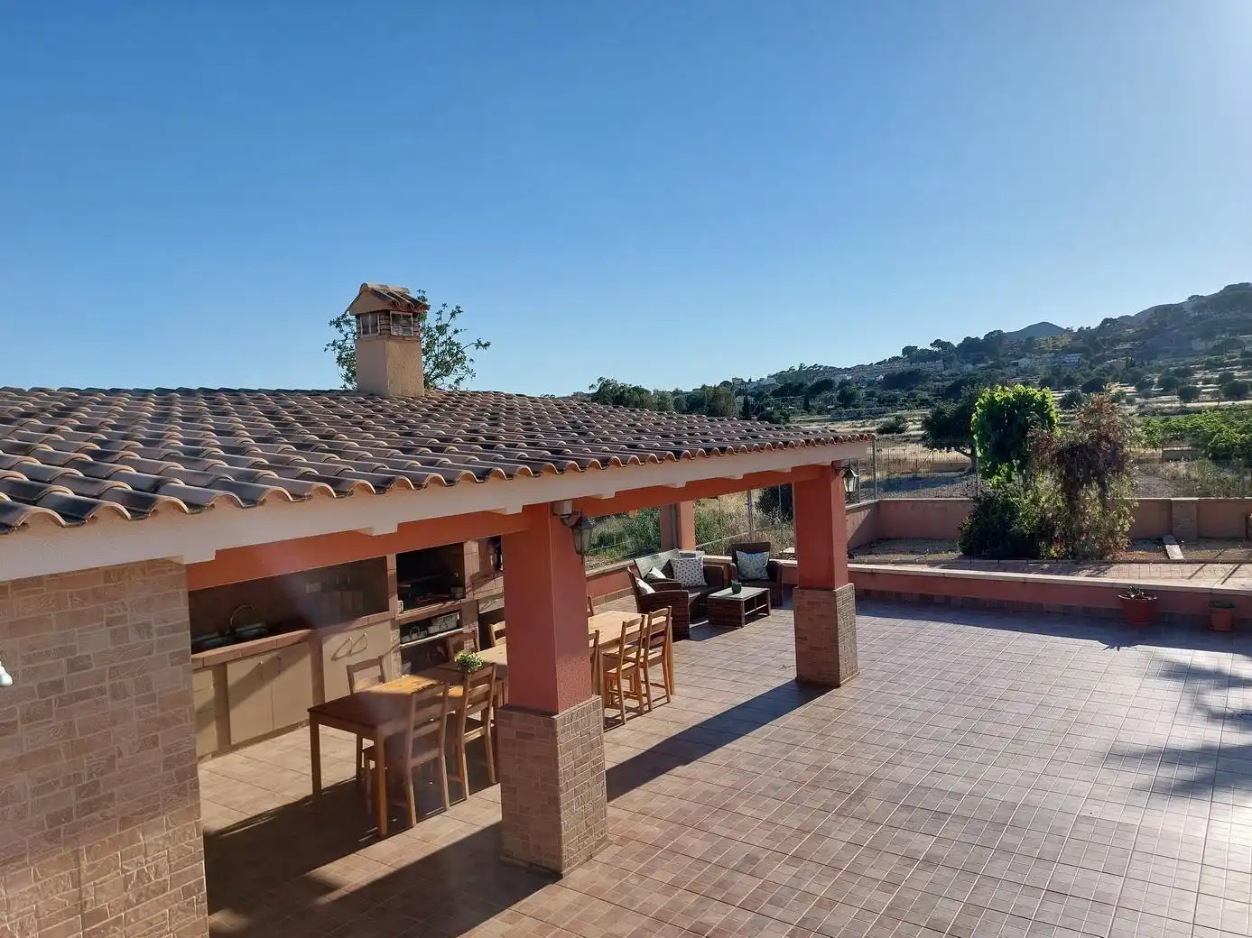 Terrassa de Casa o xalet en venda en Aigües amb Calefacció, Jardí privat i Terrassa