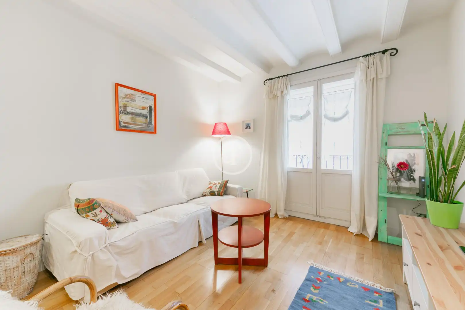 Living room of Flat for rent in Barcelona  with Heating, Furnished and Oven