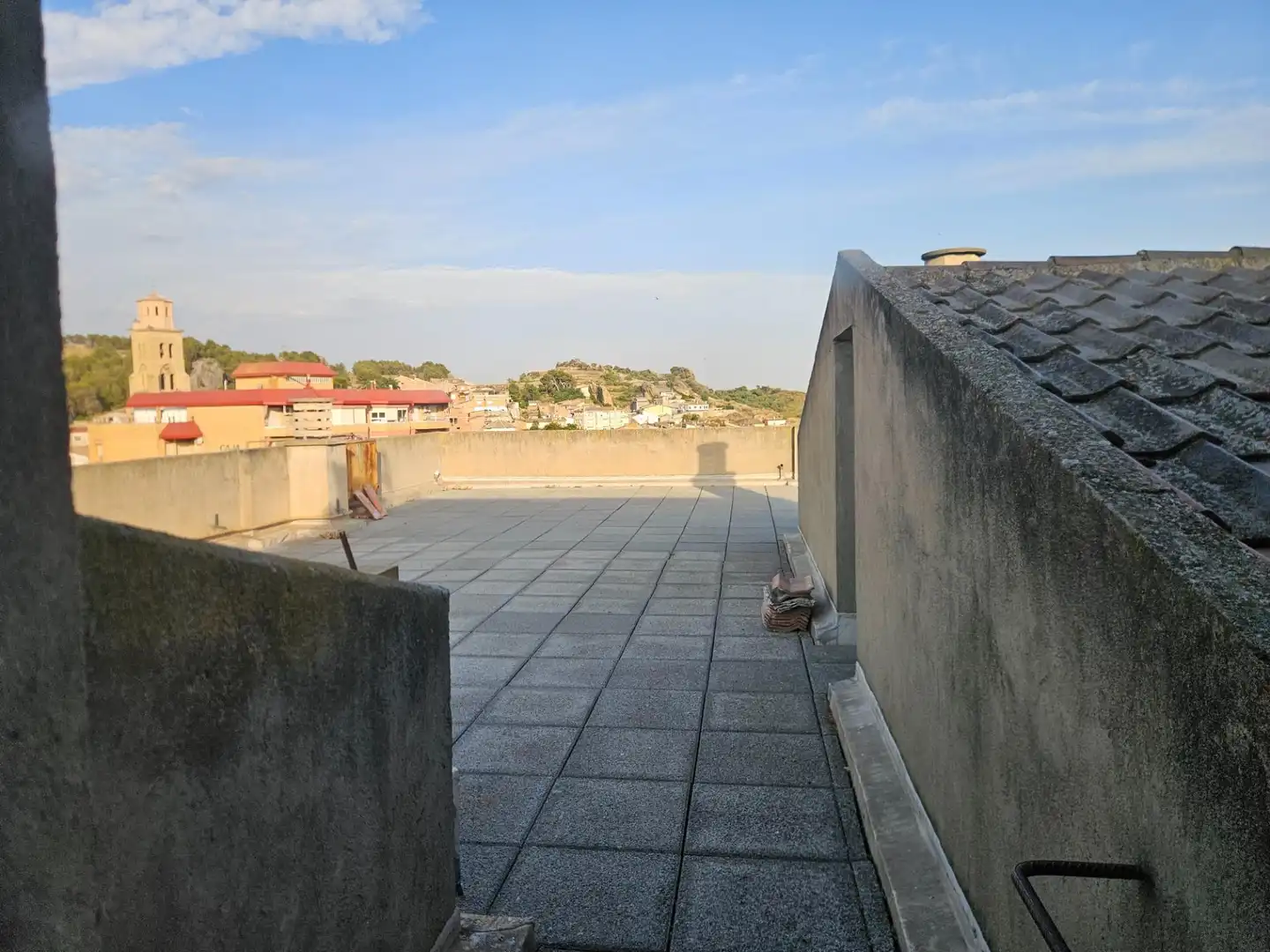 Terrace of Flat for sale in Tamarite de Litera  with Heating, Storage room and Furnished