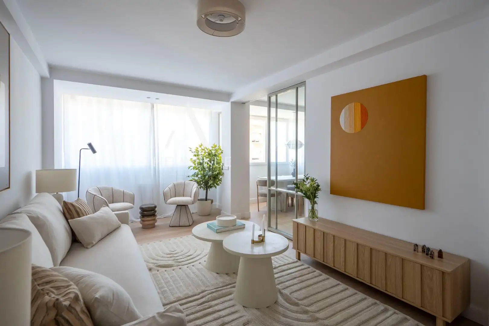 Sala de estar de Piso en venta en Madrid con Aire acondicionado, Calefacción y Amueblado