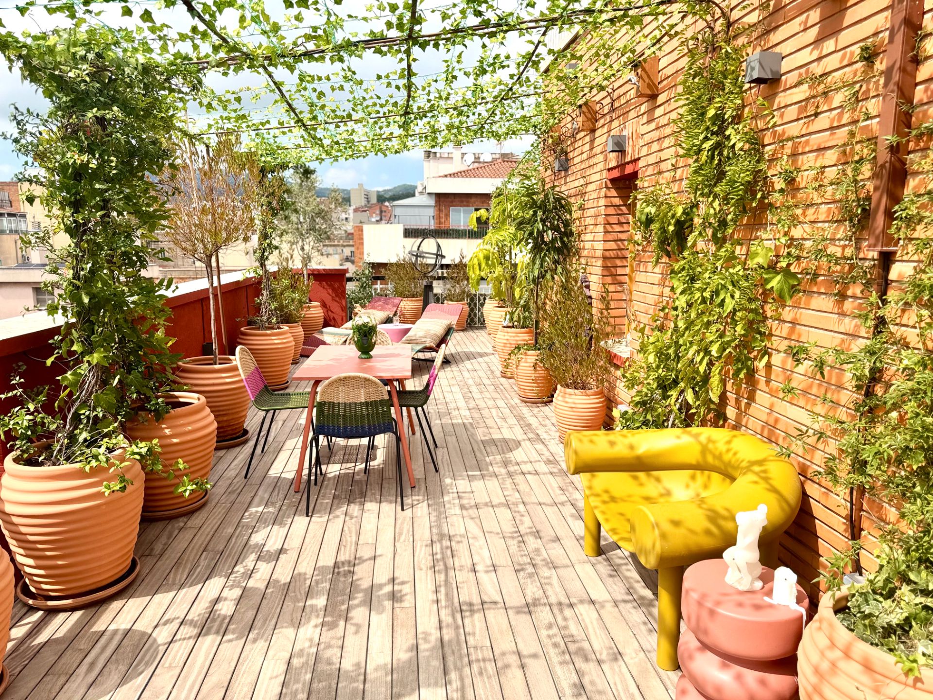 Terrassa de Àtic en venda en  Barcelona Capital amb Aire condicionat, Calefacció i Jardí privat