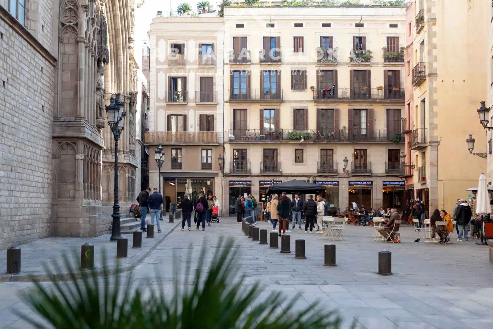 Vista exterior de Piso de alquiler en Barcelona con Aire acondicionado, Calefacción y Parquet