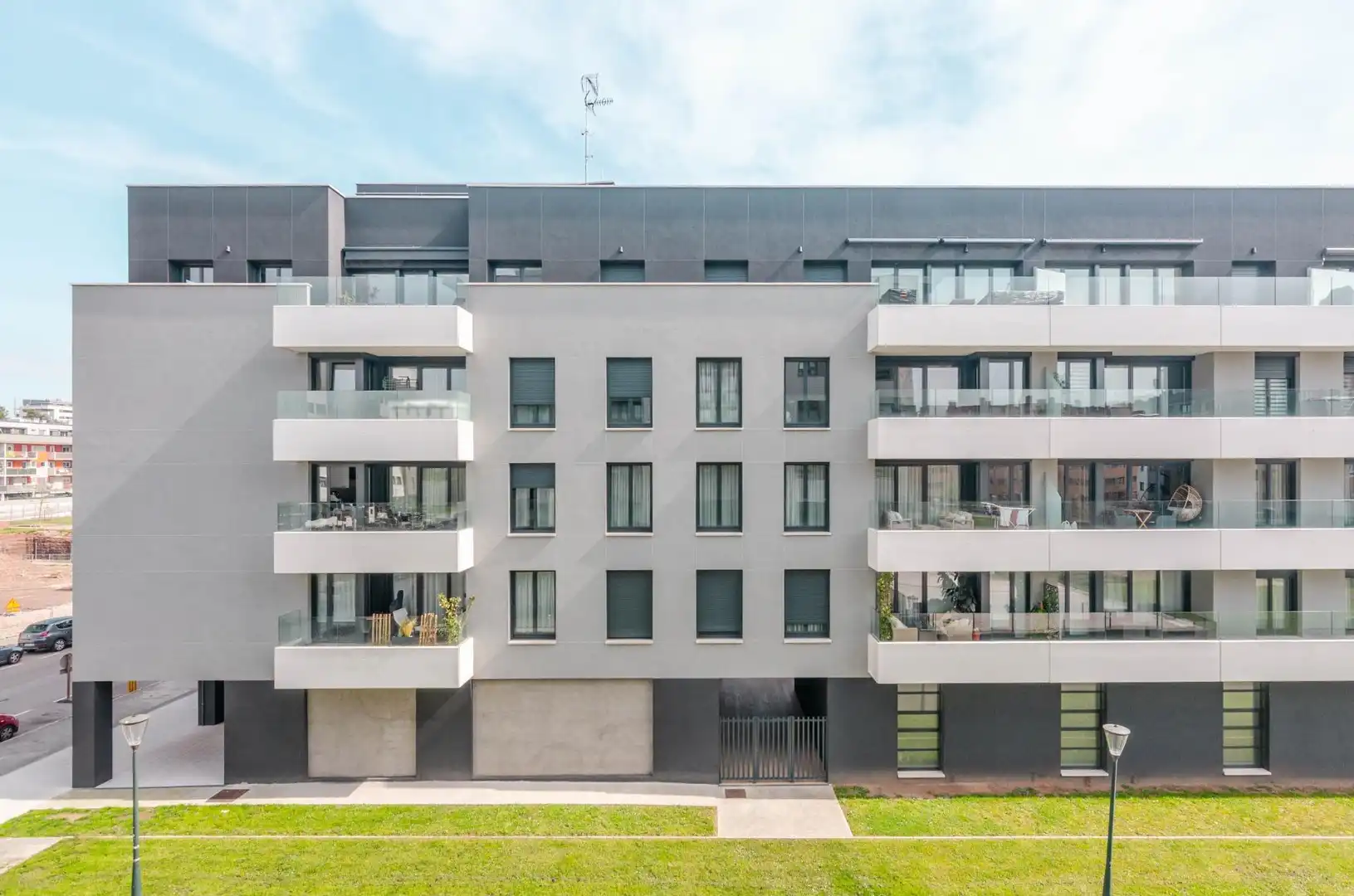 Vista exterior de Piso en venta en Gijón  con Parquet, Trastero y Amueblado