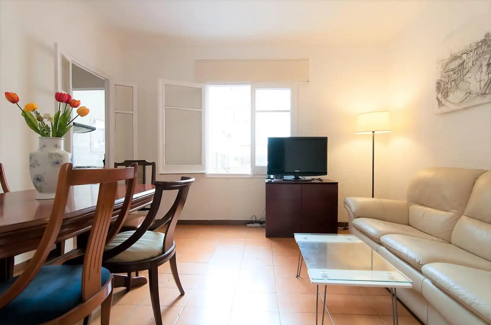 Wohnzimmer von Wohnungen zum Verkauf in Barcelona mit Terrasse und Abstellraum