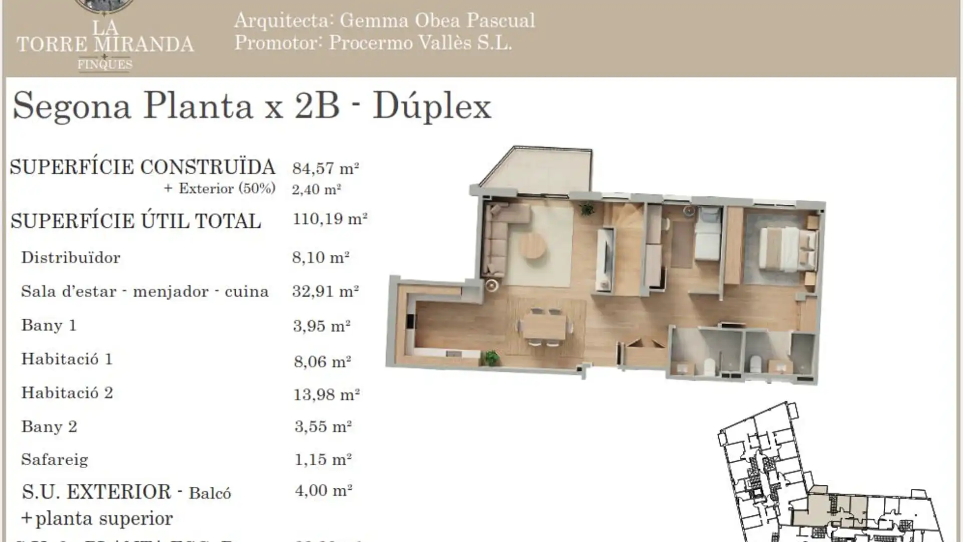 Dúplex en venta en Carrer Montseny, 19, Llinars del Vallès