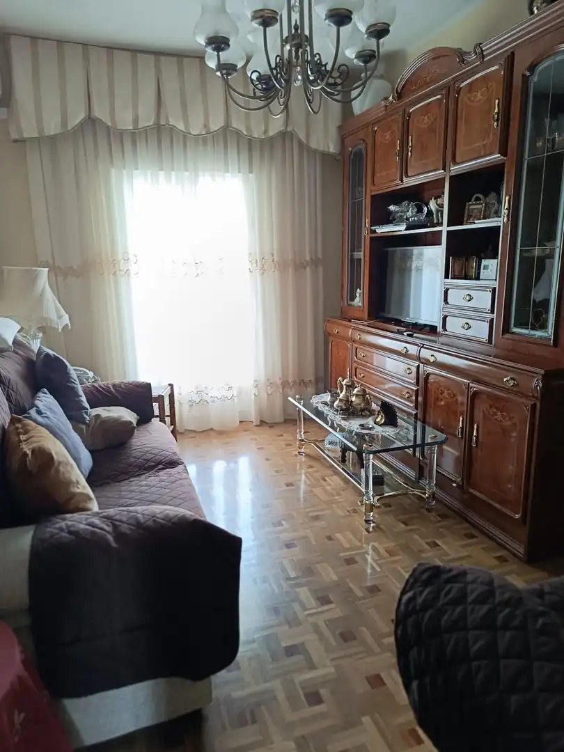 Sala de estar de Piso en venta en  Madrid Capital con Terraza
