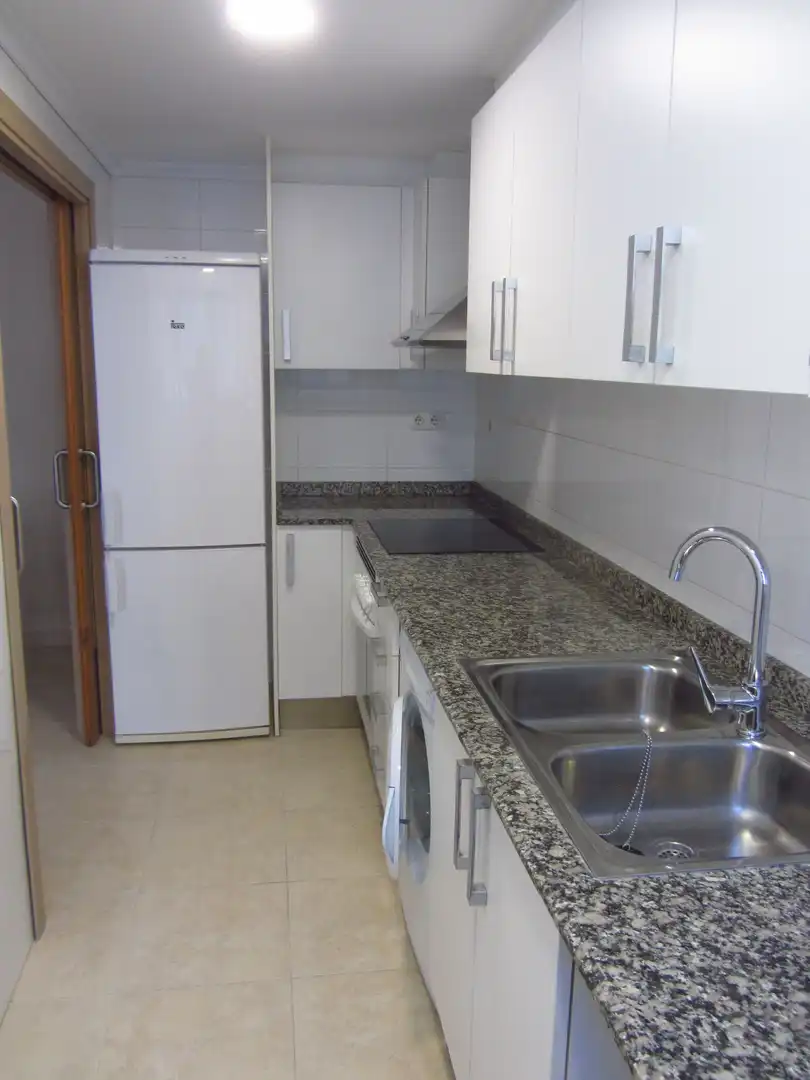 Kitchen of Flat for sale in Castellón de la Plana / Castelló de la Plana  with Air Conditioner, Storage room and Furnished