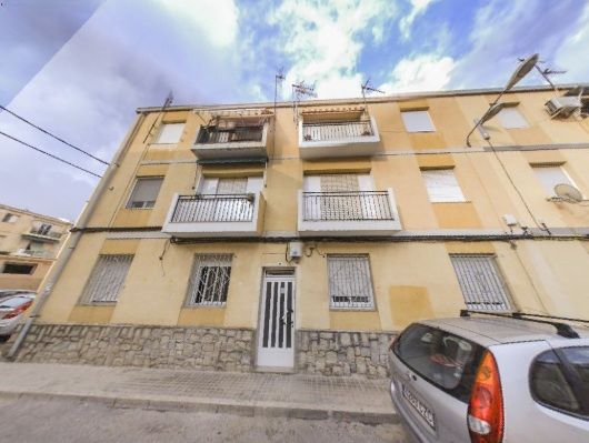 Vista exterior de Piso en venta en Elda