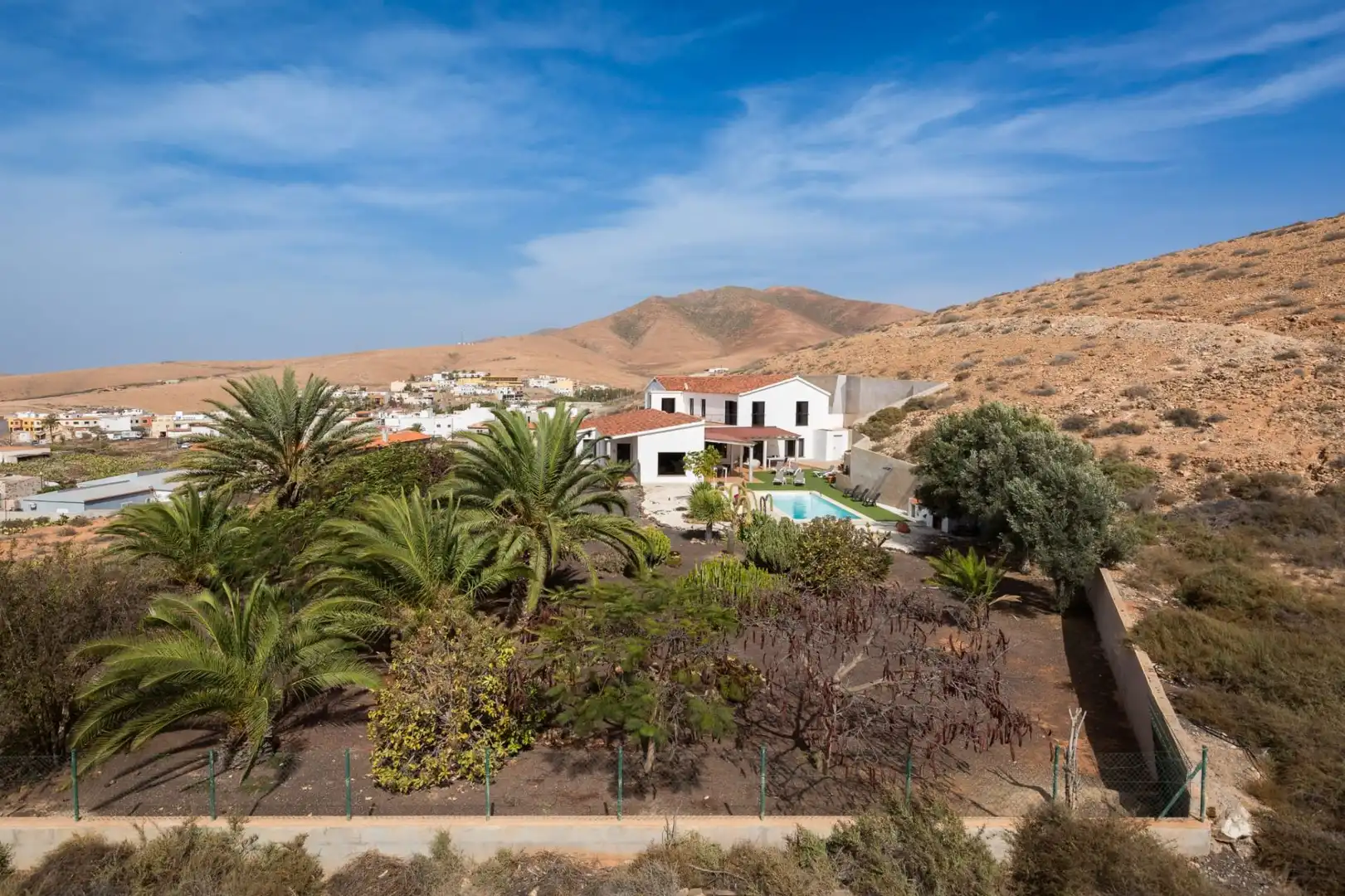 Vista exterior de Casa o chalet en venta en Pájara con Aire acondicionado, Jardín privado y Piscina