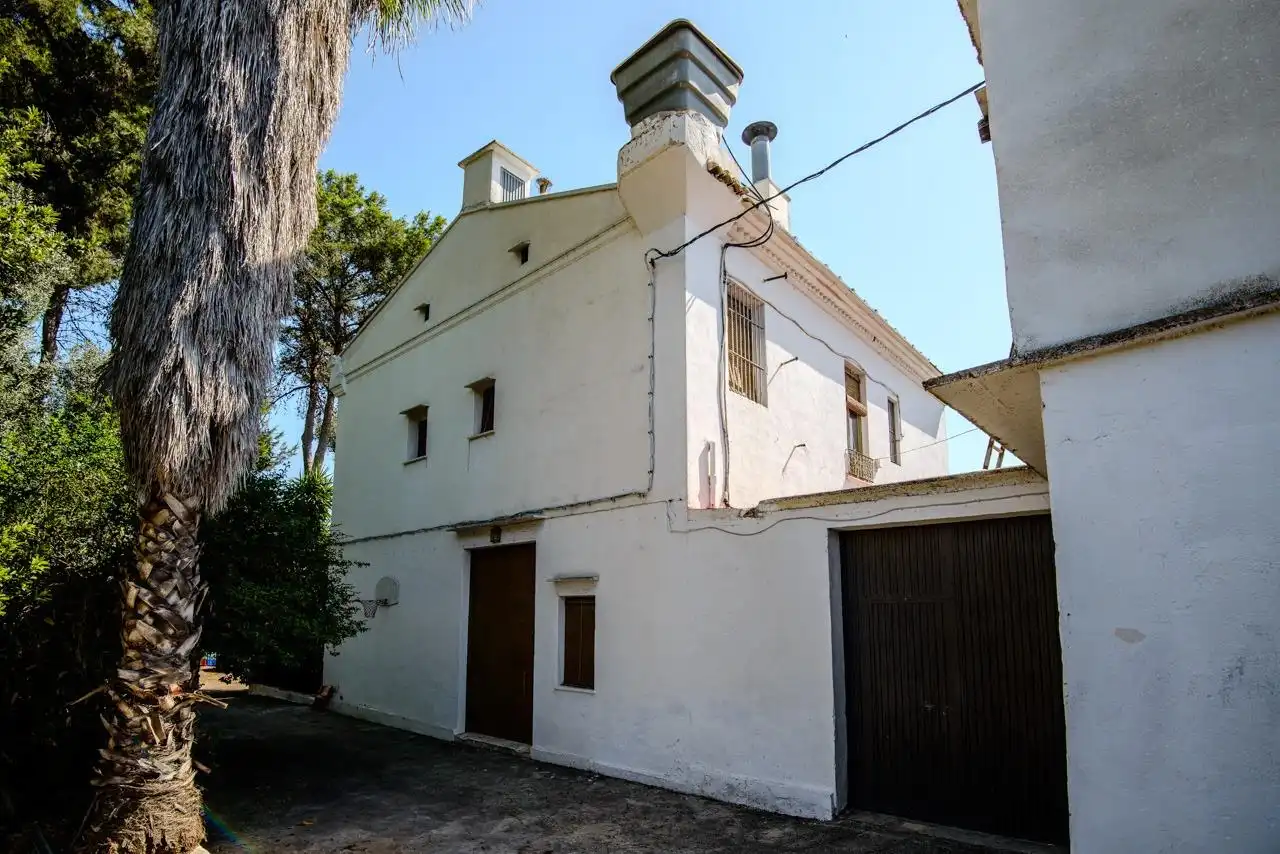 Vista exterior de Finca rústica en venda en Villanueva de Castellón amb Calefacció, Jardí privat i Terrassa