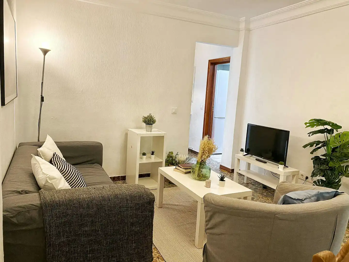 Sala de estar de Piso de alquiler en Madrid con Amueblado, Lavadora y TV