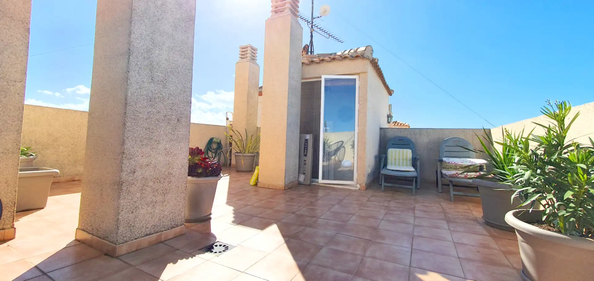 Terrace of Apartments for rent in Dénia  with Air Conditioner, Heating and Terrace