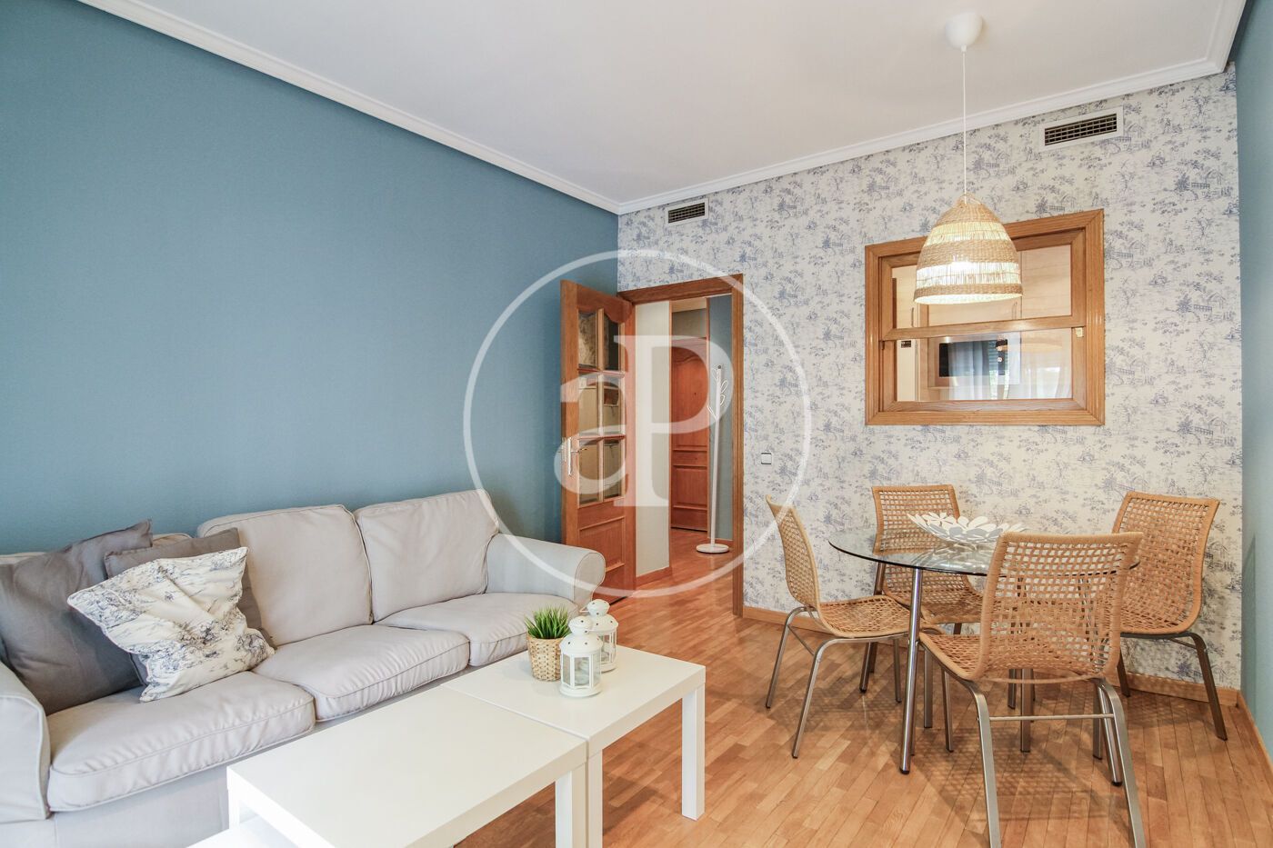 Exterior view of Flat to rent in  Madrid Capital  with Air Conditioner, Heating and Furnished