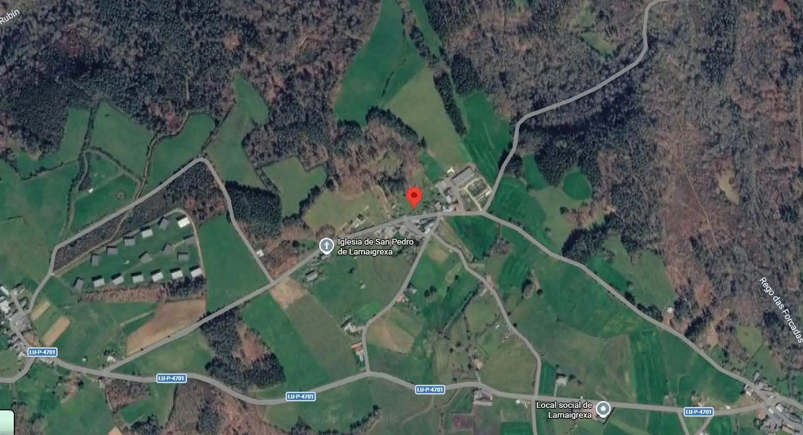 Terreno en venta en A Pobra do Brollón 