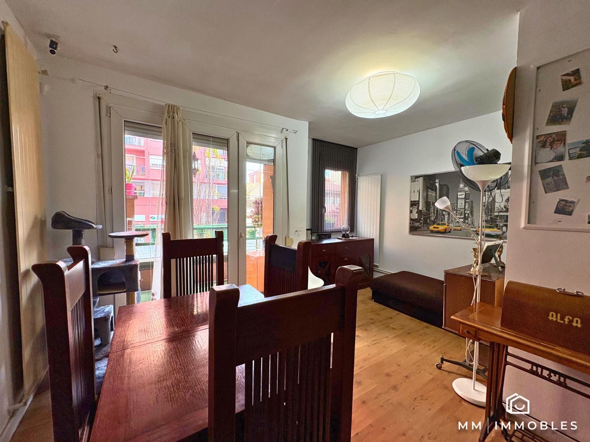 Dining room of Flat for sale in Granollers  with Heating, Terrace and Balcony