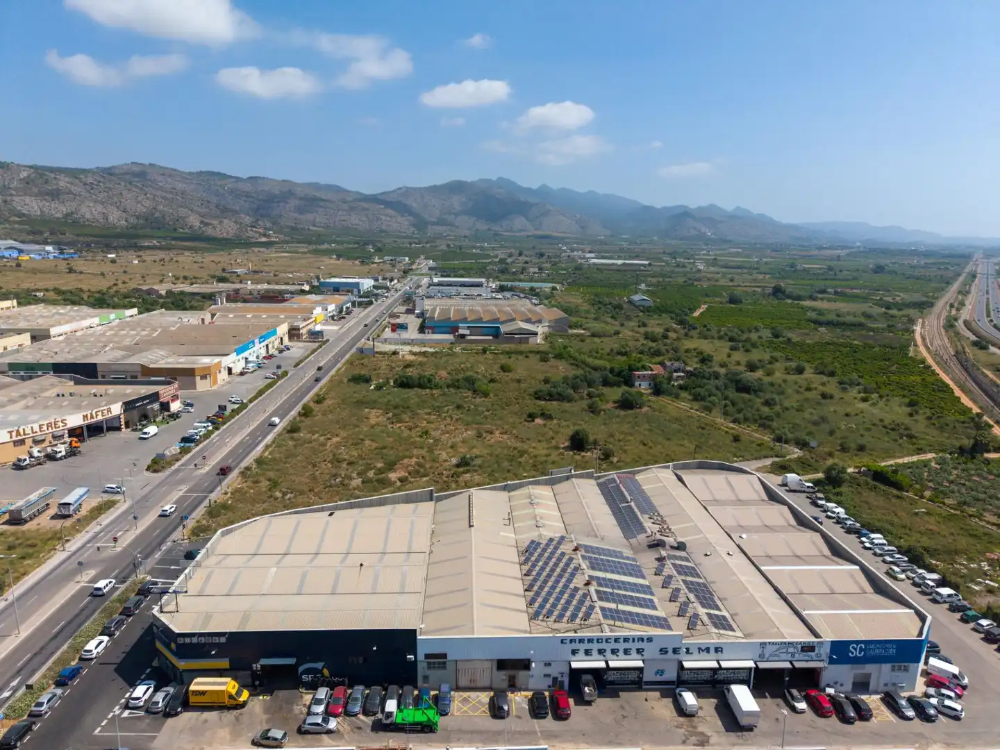 Vista exterior de Nave industrial en venta en Castellón de la Plana / Castelló de la Plana