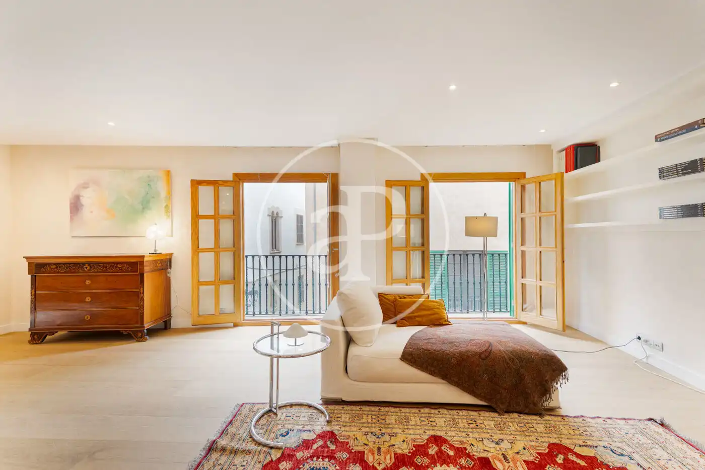 Schlafzimmer von Wohnung zum Verkauf in  Palma de Mallorca mit Klimaanlage, Heizung und Balkon