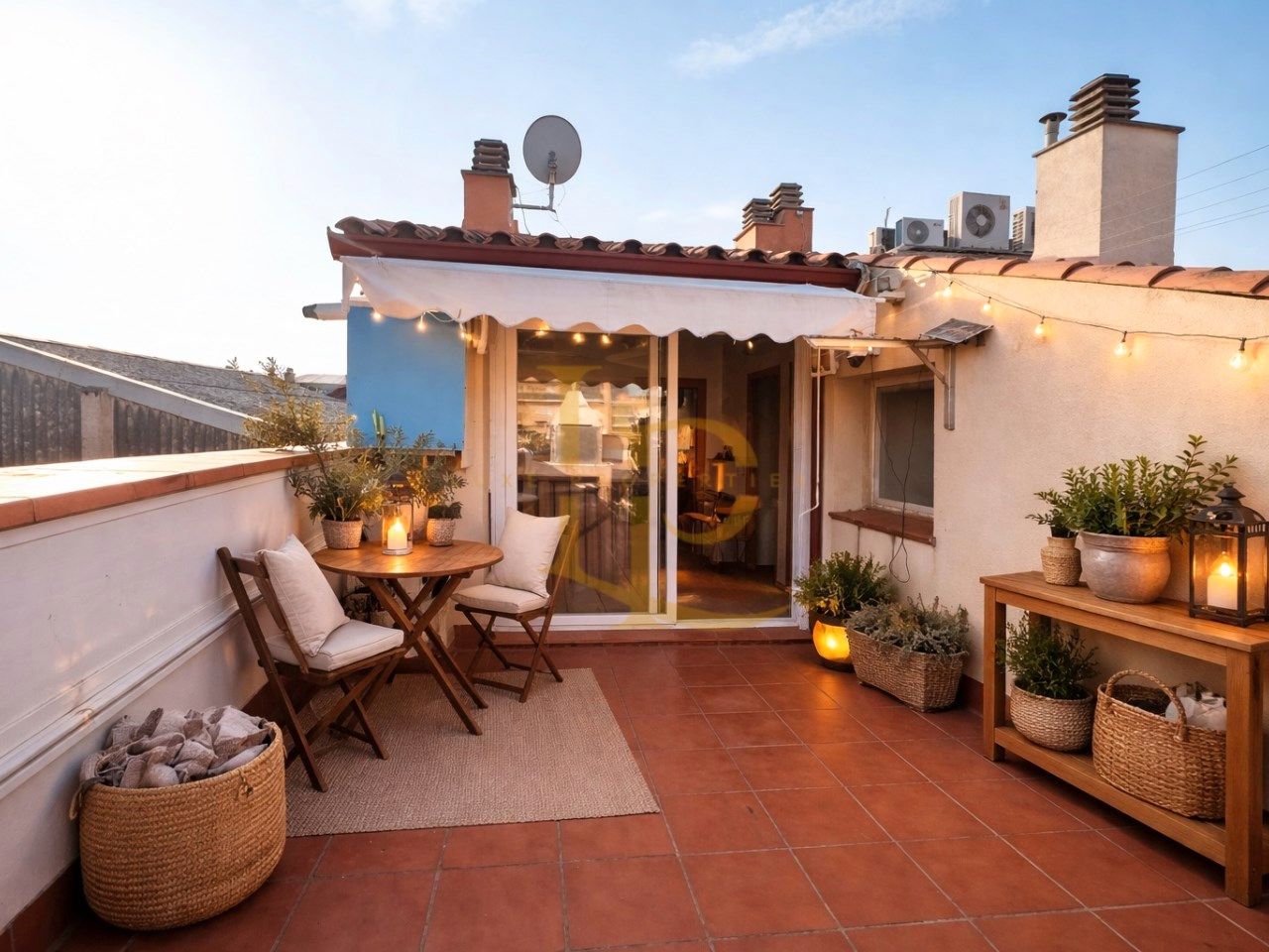 Terrace of Duplex for sale in Sabadell  with Air Conditioner, Heating and Parquet flooring