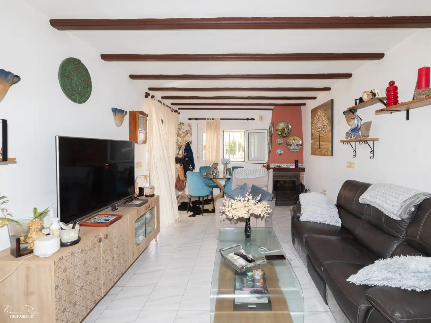 Living room of Detached homes for sale in Dénia  with Air Conditioner and Terrace