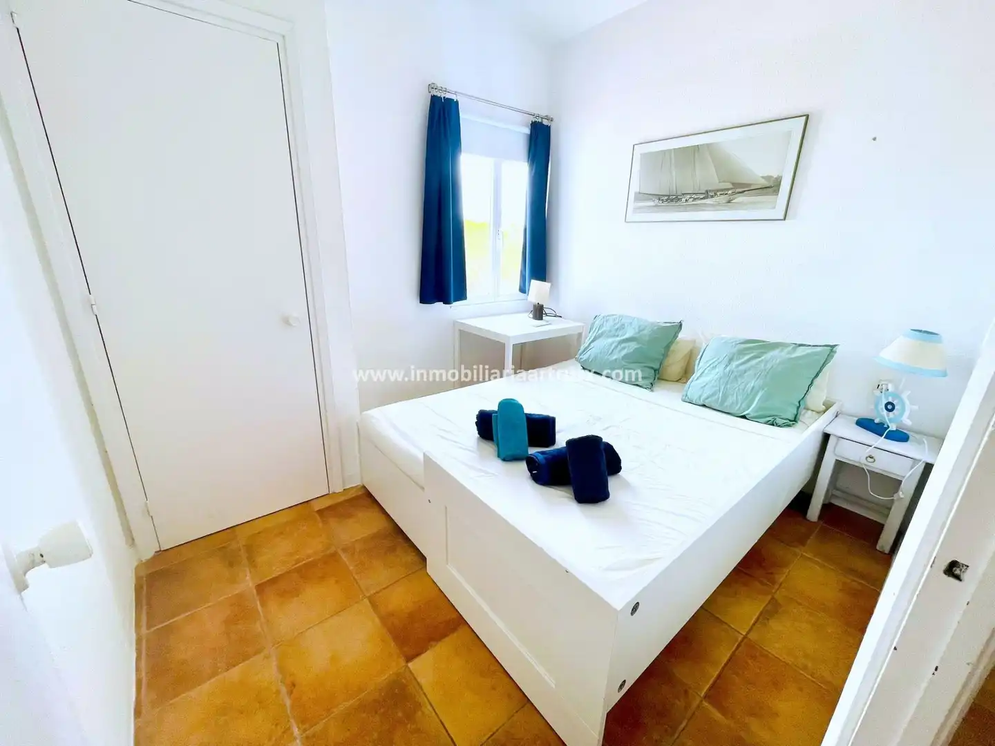 Dormitori de Apartament en venda en Ciutadella de Menorca amb Aire condicionat, Terrassa i Moblat