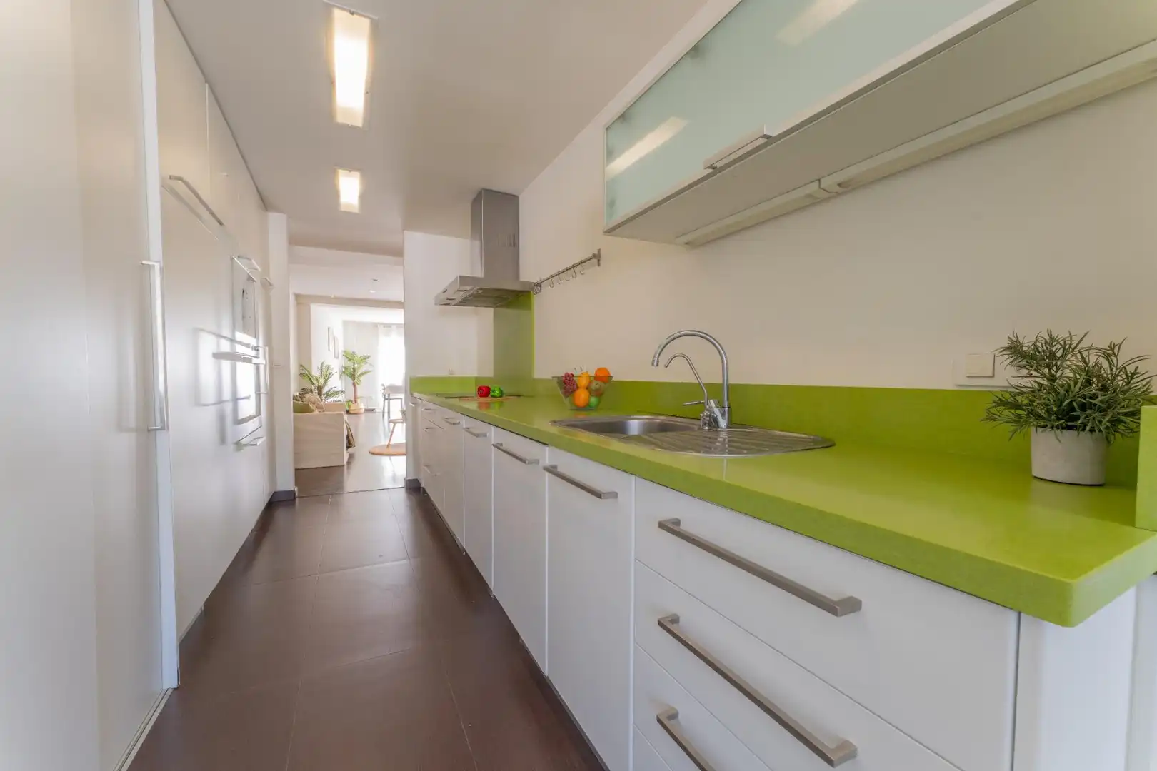 Küche von Wohnung zum Verkauf in Elche / Elx mit Klimaanlage und Balkon