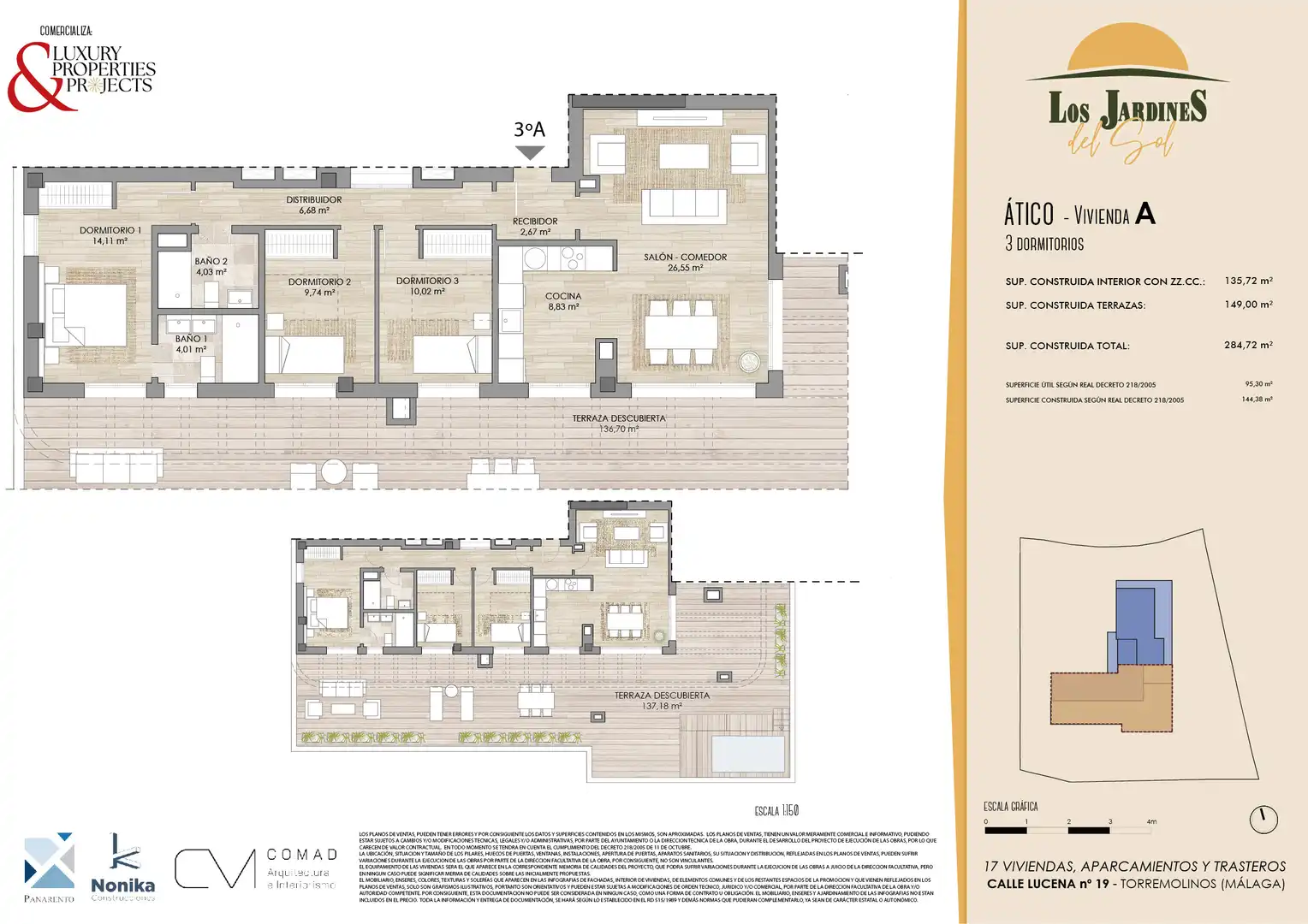 Attic for sale in Torremolinos  with Air Conditioner, Terrace and Swimming Pool