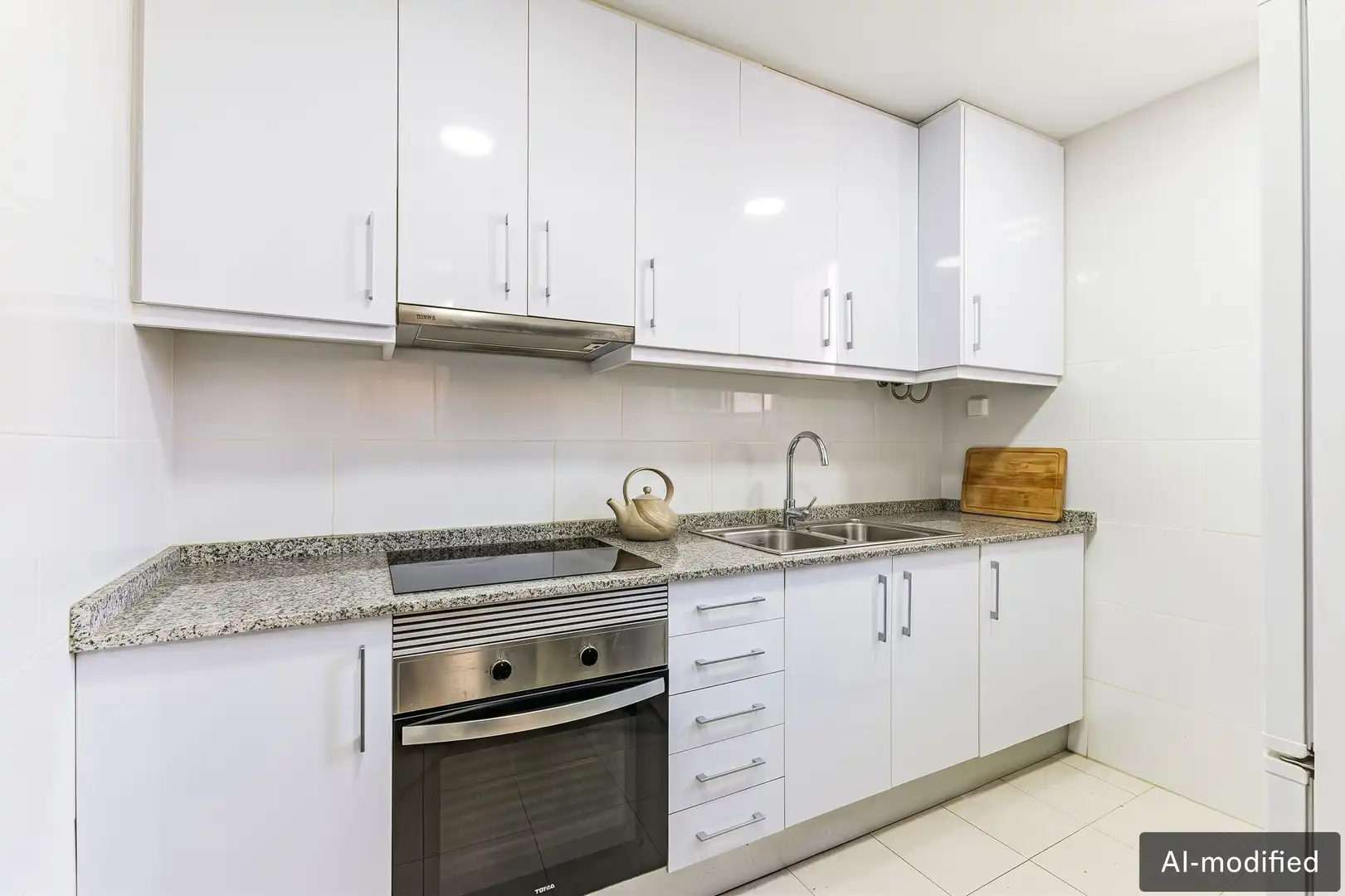Cocina de Casa adosada en venta en Sant Andreu