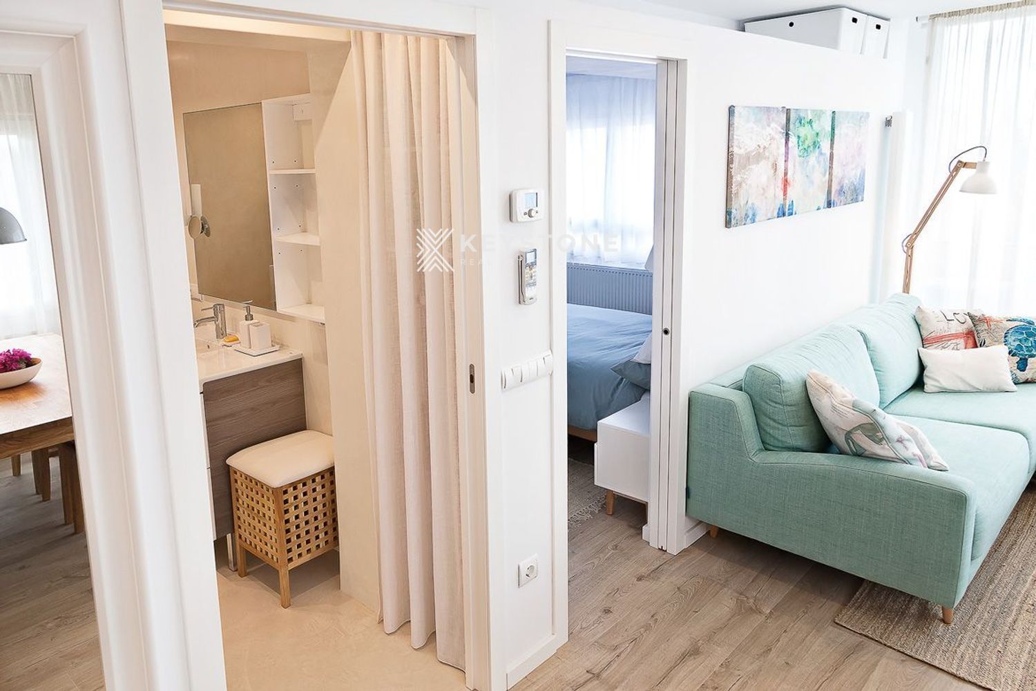 Dormitori de Pis de lloguer en  Palma de Mallorca amb Aire condicionat, Traster i Moblat