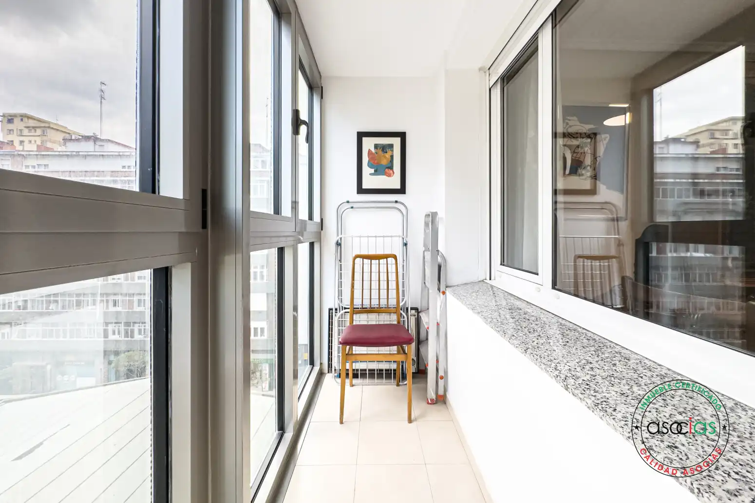 Terraza de Piso en venta en Gijón  con Parquet y Terraza