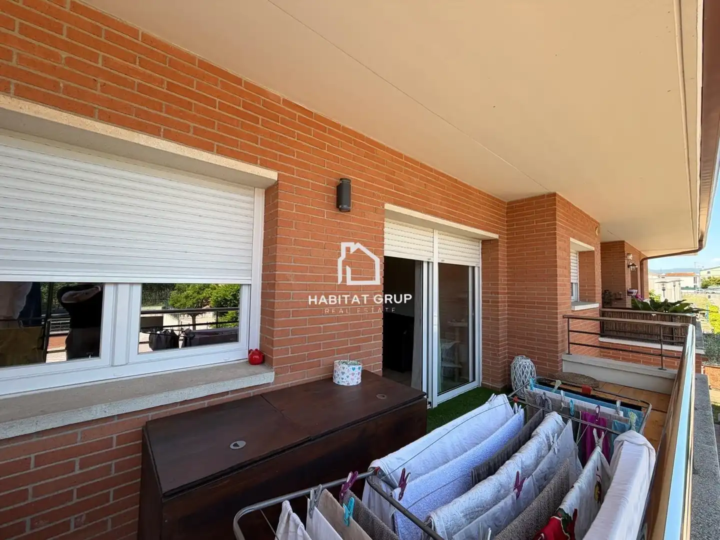Terrasse von Wohnung zum Verkauf in Riudarenes mit Klimaanlage, Heizung und Terrasse
