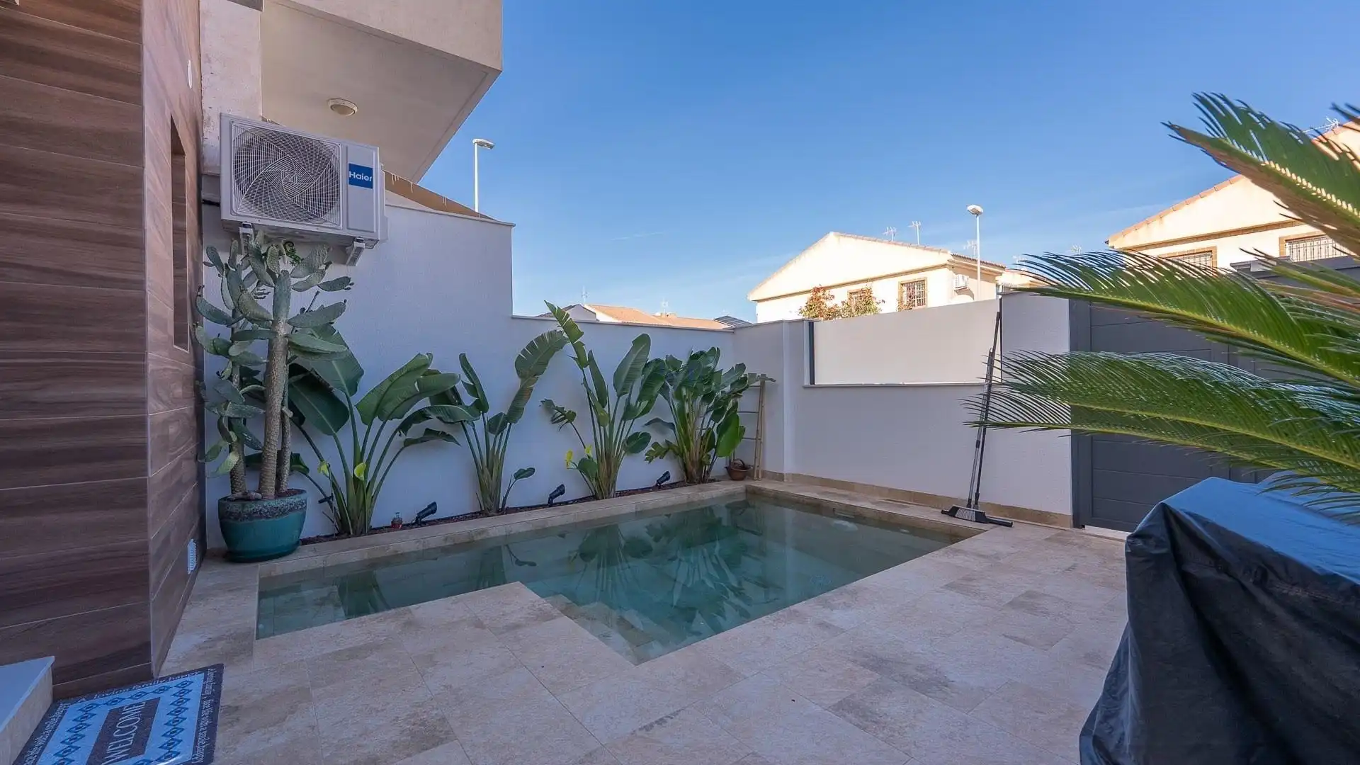 Piscina de Casa o chalet en venta en San Pedro del Pinatar con Aire acondicionado, Calefacción y Amueblado